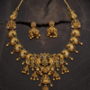 Fashion Jewellery Flower Motif Antique Necklace